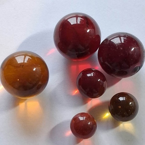 Vintage glass marbles - 7,