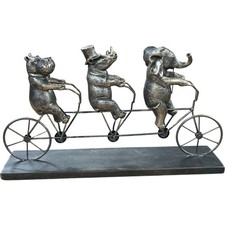 Metal Safari Tandem Ornament