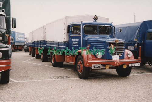 Original photo truck büssing - original,