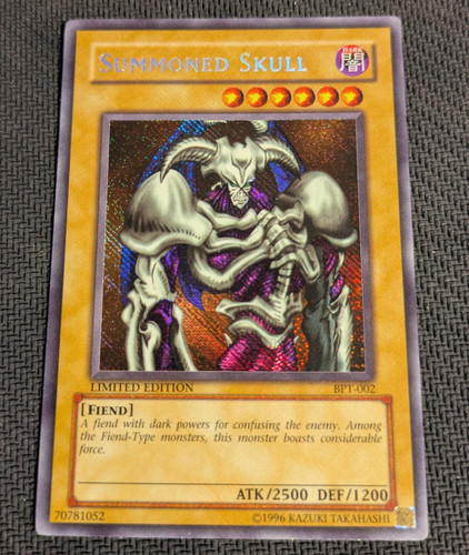 Yugioh summoned skull - yugioh, bpt-002