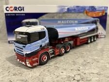Corgi - Scania R w/Fuel Tanker - W.H.Malcolm - CC13762 - 1:50 Scale - Mint/New
