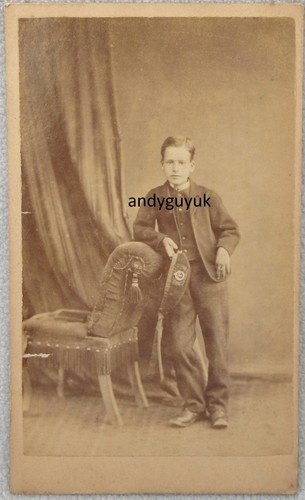 Cdv boy scottish thistle - scottish,