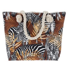 Zebra Tote Bag Mocha