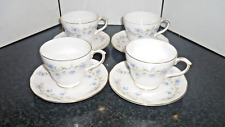 Duchess Tranquility Salad  4x Cups and saucers