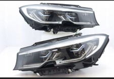 Bmw 3 Series G20 G21 Laser Headlights Pair Set Led Good Condition Laserlights