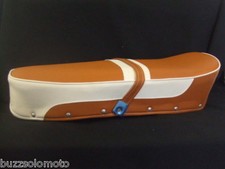Seat Cover in Tan & White to