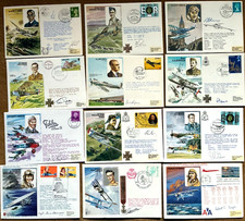 12 RAF Covers - ALL SIGNED &