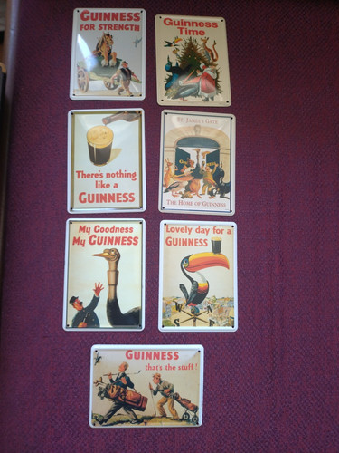 Guinness tin cards rare