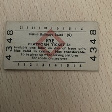 Platform.   TICKET,    (. Rye