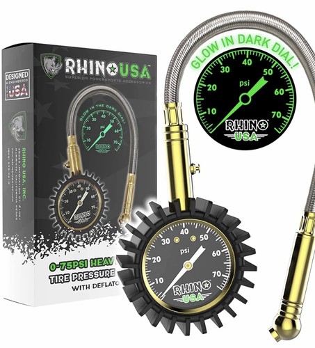 Rhino usa tyre pressure - pressure, gauge
