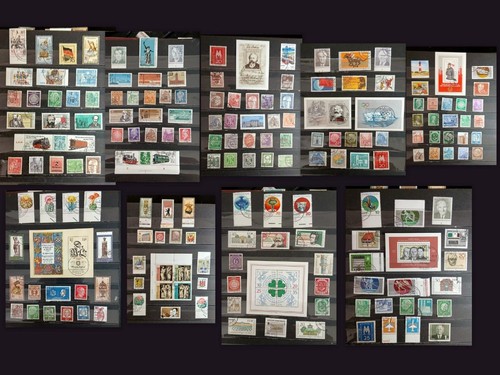 All different stamp collection - stamp,
