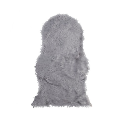 Large faux fur sheepskin - large,