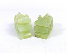 Pair of Light Green Jade