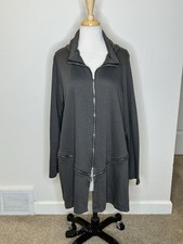 Comfy USA Charcoal Knit Jacket