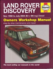 LAND ROVER DISCOVERY 2,TD5,S,ES,XS,GS,PREMIUM,PURSUIT HAYNES MANUAL 1998-2004
