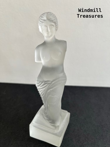 Solid glass venus milo - glass,