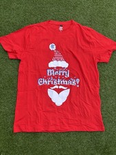 Official Glasgow Rangers FC Christmas T Shirt Adults Size Medium