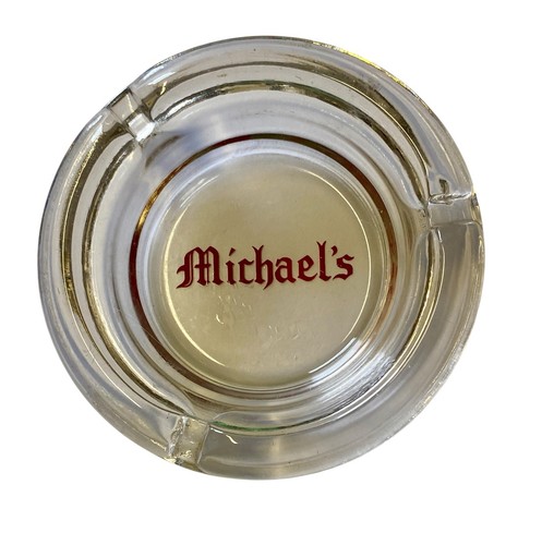 Vintage ashtray michael - ashtray, michael's