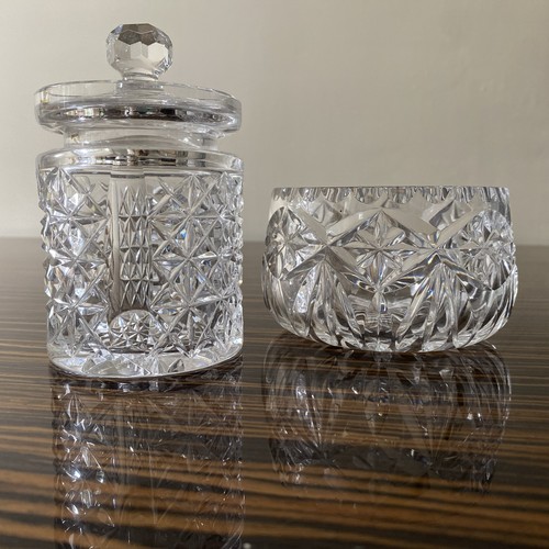 Cut glass crystal dishes 1 - crystal,