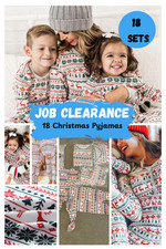 Christmas Pyjama Bundle Clearance – Family Matching PJs Job Lot – Brand New