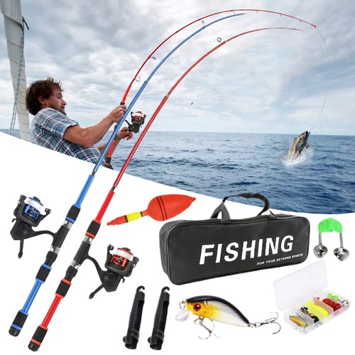 Fishing pole and - pole, reel