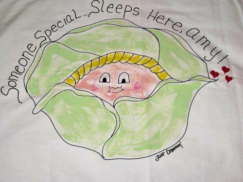 Someone special sleeps here - someone,