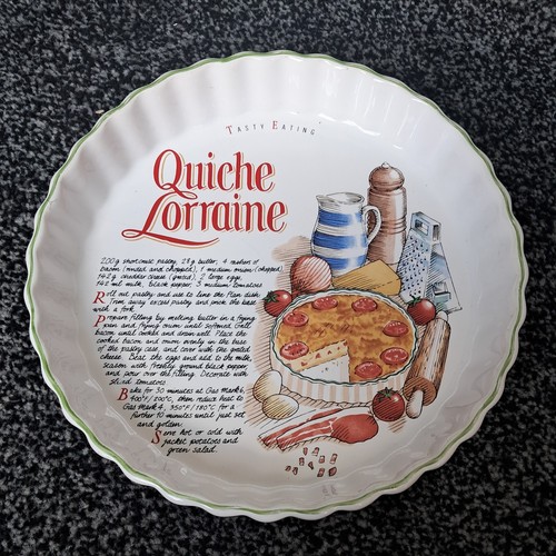 Vintage quiche lorraine - vintage,