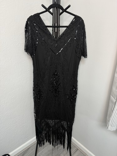 Kayamiya black sequin beaded - kayamiya,