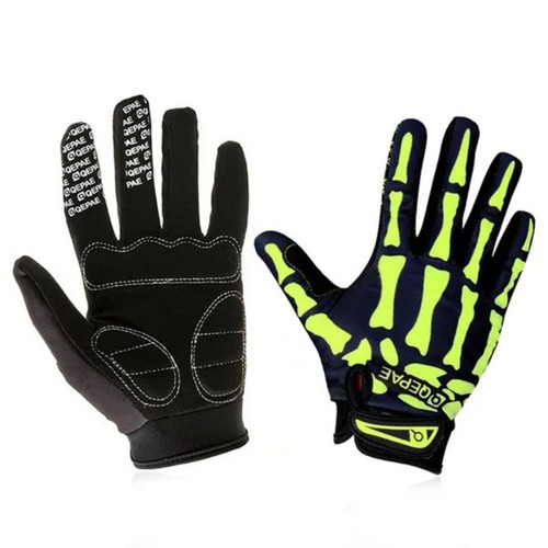 Biker skeleton bone - bone, gloves