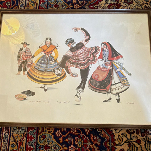 Armstrong signed framed - l.,