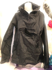 Men’s/Boys Black Hooded Kag in a Bag - Size XS - used