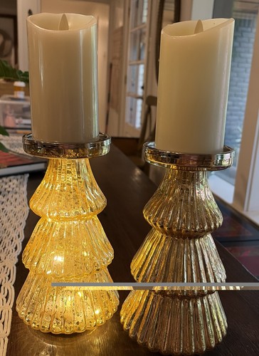Qvc gold mercury glass - 2-qvc,