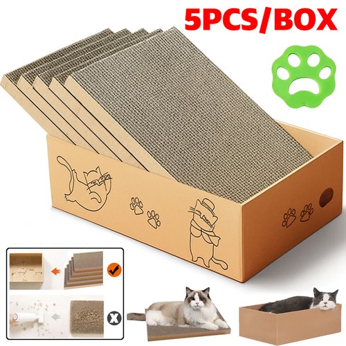 5pc cat scratching board - cat,
