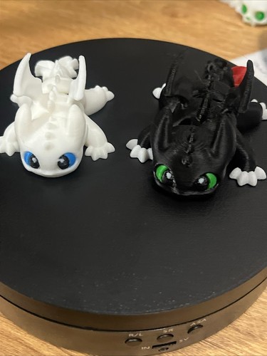 Toothless light fury 3d - toothless,