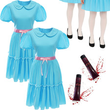 GHOST TWINS DUO BLUE DRESS