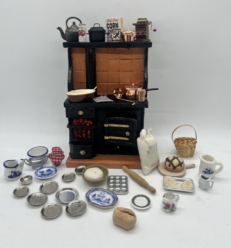Dolls house rare victorian aga - dolls,