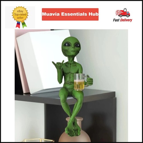 Funny alien sculpture - alien,
