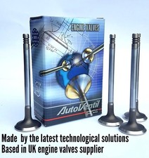 6 EXHAUST VALVES FIT TO BMW  320i/iS 2.3 11341309487 Eng.S14B23 S38B36 EX