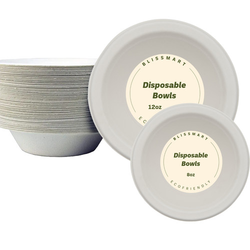 Disposable party bowls - party, bagasse