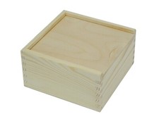 Small Wooden Box with sliding