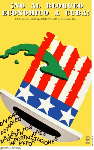 Political cuban poster - political, to