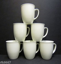 Set Of 6 White Tulip Shape