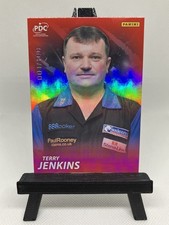 Terry Jenkins Red 1/100 Panini Premier League Darts 2025
