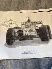 Jenson Button Signed BAR Honda
