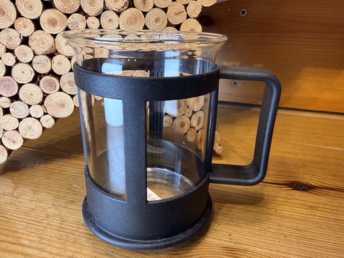 Bodum retro black glass coffee - black,