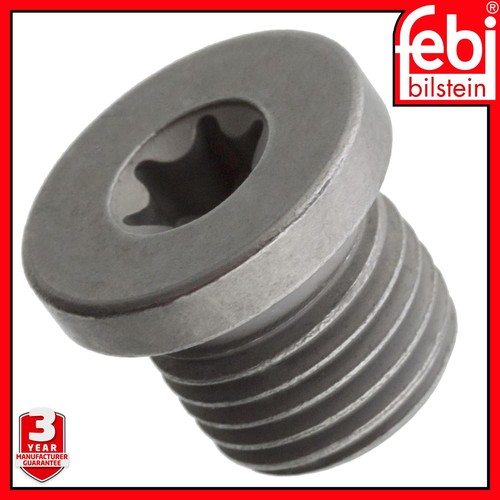 Oil sump drain - plug, febi