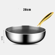 Stainless Steel Frying Pan Wok