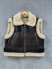 Zara Gilet Womens Medium Brown