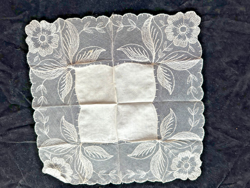 Vintage ivory white lace - vintage, and
