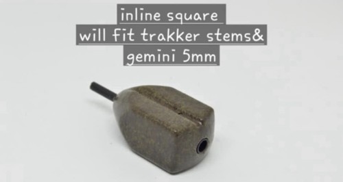 X10 4oz inline square carp - x10,